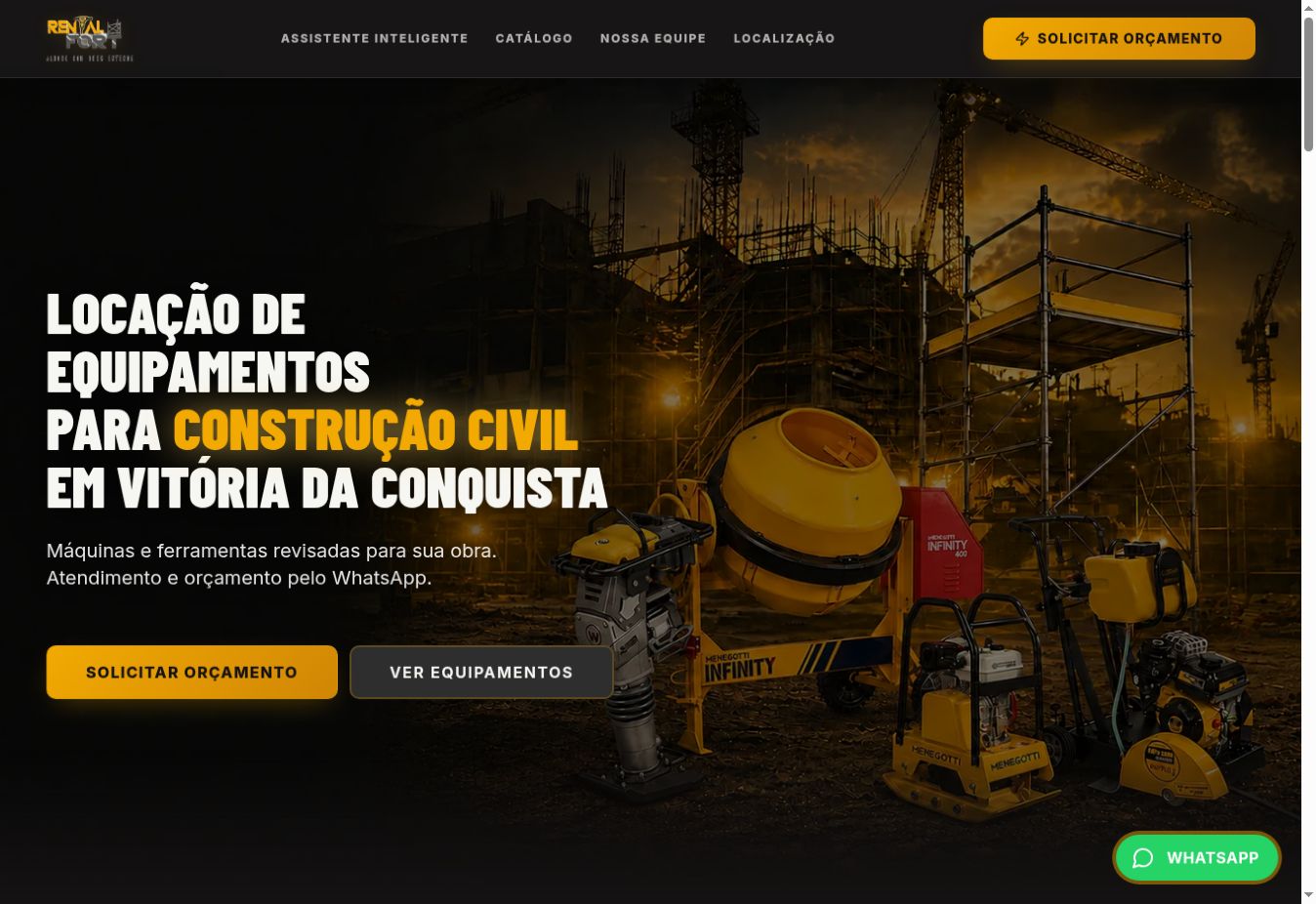 Rental Pro, locação de equipamentos